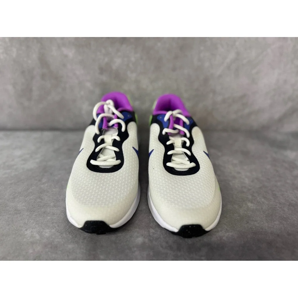 Nike Revolution 7 Youth Size 6.5Y White Pink Purple Running Shoes New‎